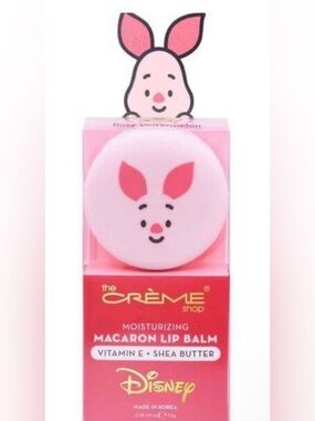 The Crème Shop x Disney Piglet Macaron Lip Balm - Pink